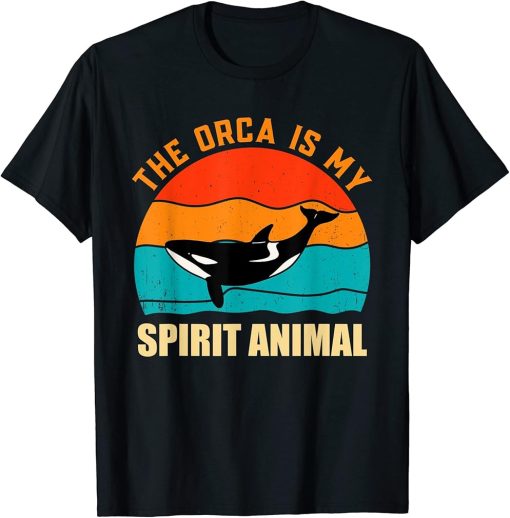 The Orca Is My Spirit Animal - Vintage Killer Whale T-Shirt