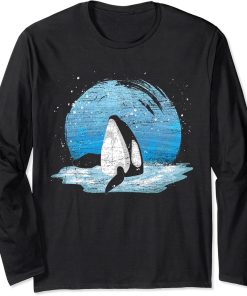 Animal Lover Killer Whale Lover Ocean Animal Orca Long Sleeve T-Shirt